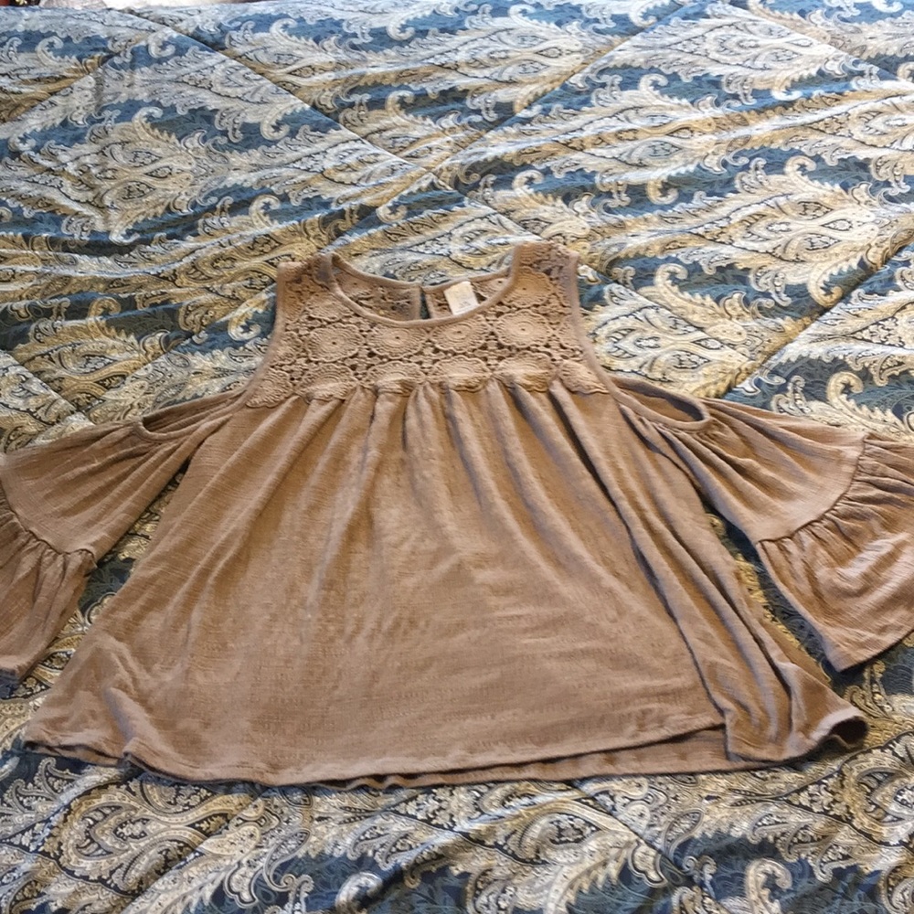 Taupe blouse